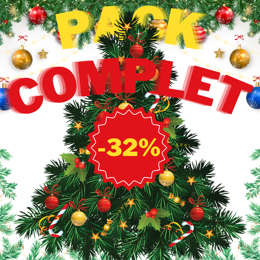 Pack de Noël COMPLET (Économisez 32 % JUSQU'AU 2 DÉCEMBRE)