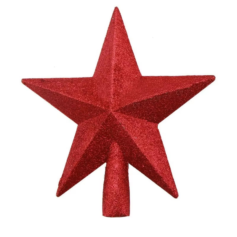 15/20/30Cm Christmas Tree Topper Star Five-Pointed Star Pendant Ornaments Christmas Decorations for Home Christmas Tree New Year