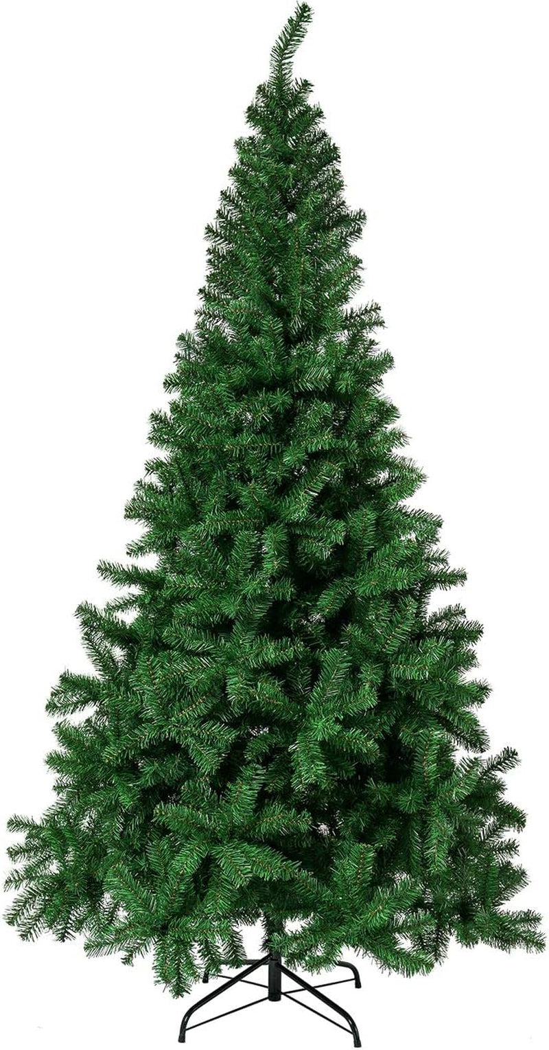 7.5 FT Premium Artificial Christmas Tree 1400 Tips Full Tree Easy to Assemble with Christmas Tree Stand (7.5Ft)