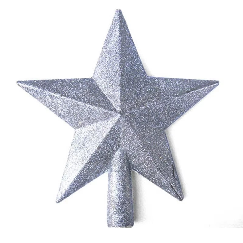 15/20/30Cm Christmas Tree Topper Star Five-Pointed Star Pendant Ornaments Christmas Decorations for Home Christmas Tree New Year