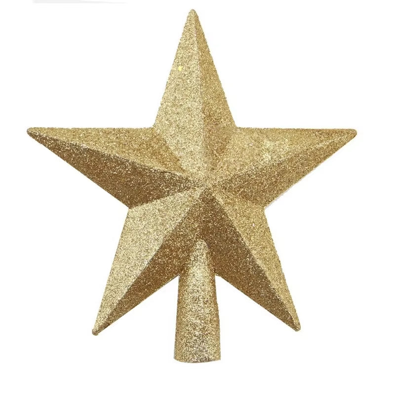 15/20/30Cm Christmas Tree Topper Star Five-Pointed Star Pendant Ornaments Christmas Decorations for Home Christmas Tree New Year