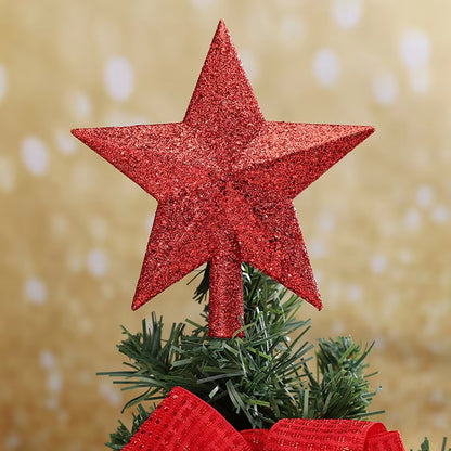 15/20/30Cm Christmas Tree Topper Star Five-Pointed Star Pendant Ornaments Christmas Decorations for Home Christmas Tree New Year